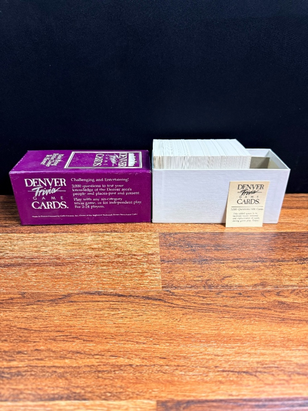1984 COLLE-CEEARON, INC. Denver Trivia Game Cards